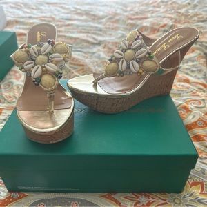 Beautiful summer wedges